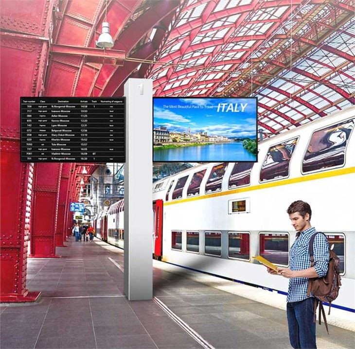 49 Inch window facing display
