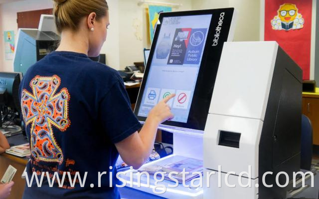 27″ self-service machine display