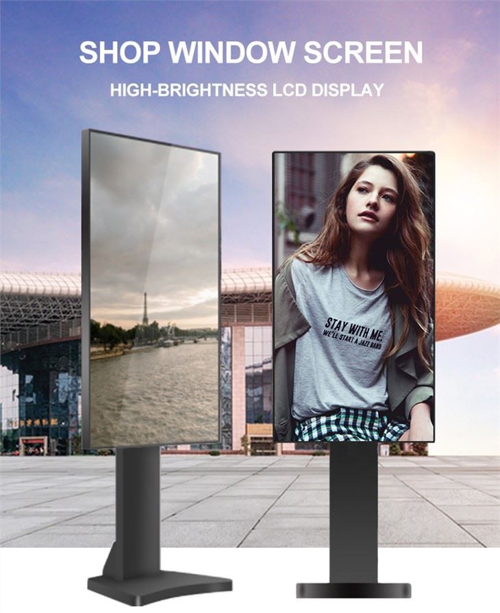 1500 Nits Double Side Windows Display