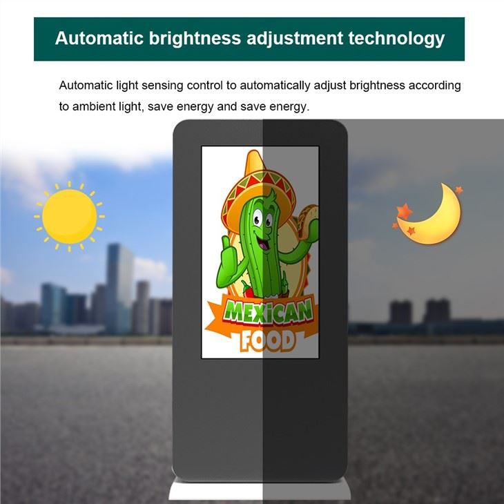 55 Inch digital signage display for business